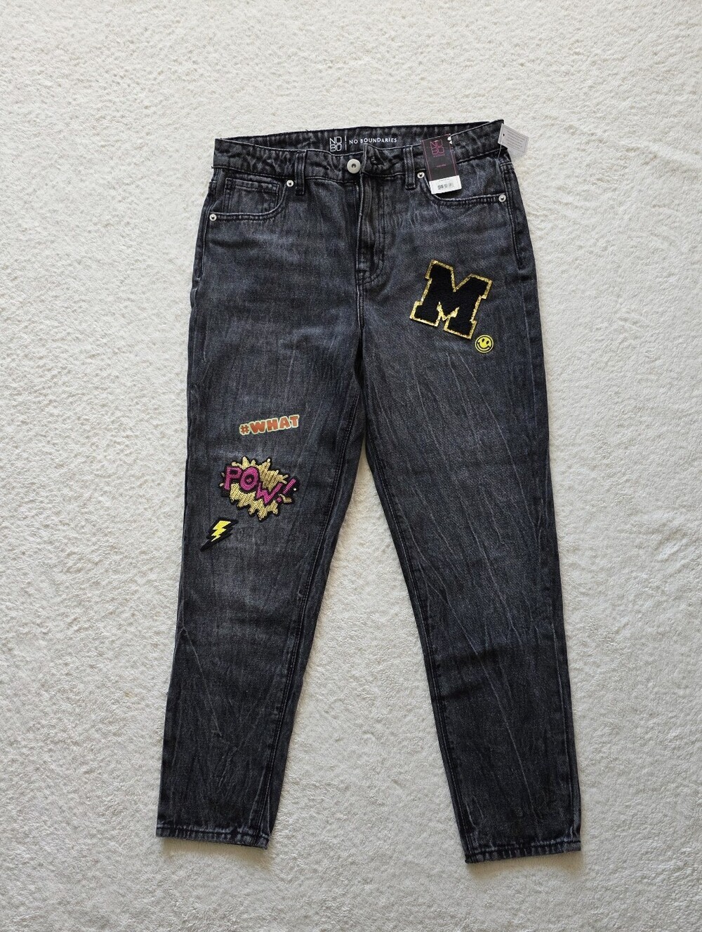 New women's vintage style Super High Rise Mom Jeans Size 9 junior = 6 women's
